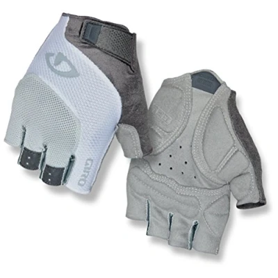 Image of Giro Tessa Gel bike gloves Women grey/white Glove size S 2019 Full finger