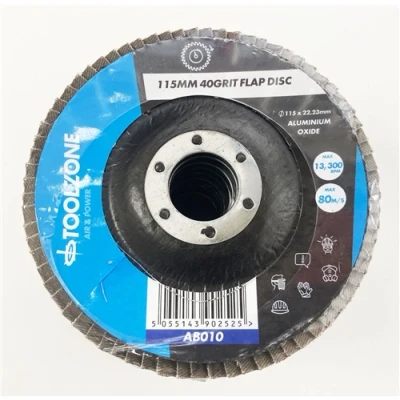 Image of Toolzone 41/2&quot; Flap Disc 40 Grit