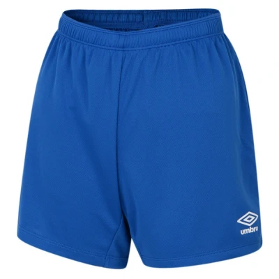 Image of Umbro Womens/Ladies Club Logo Shorts (Royal Blue) Size X Large