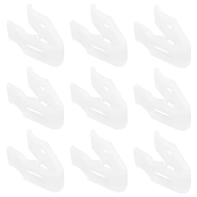 Image of eMagTech 20 Pcs Car Tailgate Lining Clips Boot Lid Trim Retainer Buckle Fittings Replacement Compatible with Ford Galaxy, White