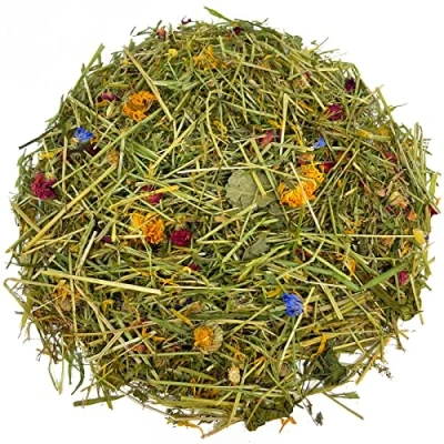 Image of Reptile World Tortoise Edible Bedding Readi Grass, Flowers &amp; Leaves, Botanical Food (100g)