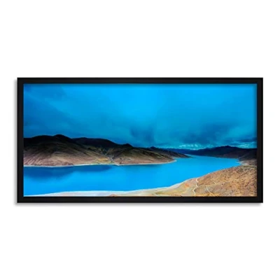 Image of Wee Blue Coo Lake China Landscape Long Panel Framed Wall Art Print