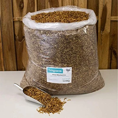 Image of Leagrams Dried Mealworms High Energy Protein Rich Premium Wild Bird Food (1kg)