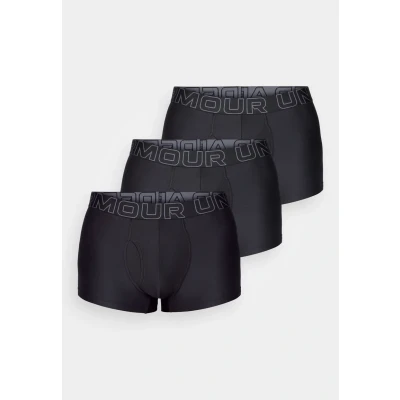 Image of Under Armour Men&#039;s 3 Pack Performance Tech Boxer Brief, 3&quot; Inseam Breathable, Moisture Wicking, Soft Touch, All Day Comfort Black