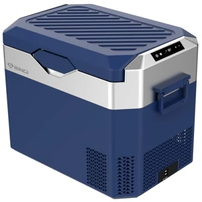 Image of BINGI 30L Portable Car Fridge Freezer, 12V/24V DC &amp; 100 240V AC Dual Power, 18℃ to 15℃ Adjustable Refrigerator, Cooler Box for Camping Campervan, Travel, RV, Truck, Picnic, Boat