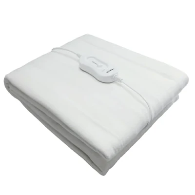 Image of Schallen Premium Comfort Electric Heated Blanket, Remote Control with 3 Heat Settings (Double, Cosy Polyester Blanket)