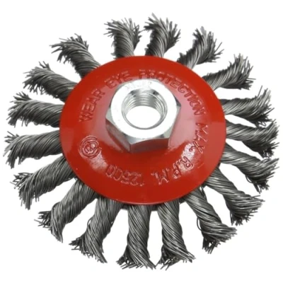 Image of Silverline Steel Twist Knot Brush 100mm