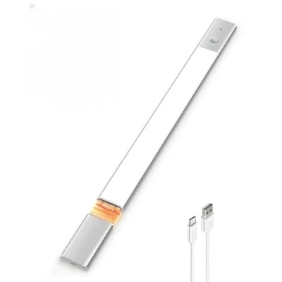 Image of EZVALO Under Cabinet Kitchen Lights, 3 Color Temperatures Dimmable Detachable Battery Wireless Motion Sensor Lights Indoor, 38 cm Rechargeable LED Night for Kitchen,Wardrobe and Cupboard
