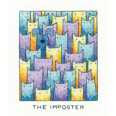 Image of Heritage Crafts Simply Cross Stitch Kit The Imposter