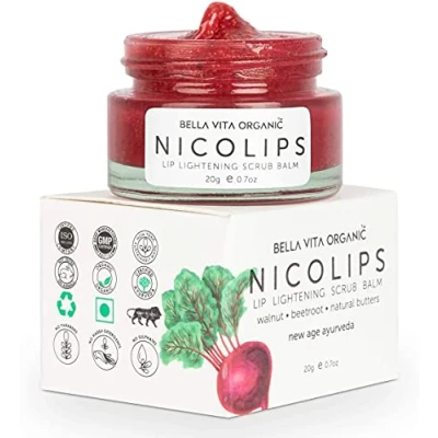 Image of NicoLips Combo Pack Lip Lightening Scrub Balm For Dark, Dry, Chapped &amp; Damaged Lips