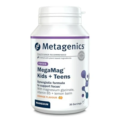 Image of Nutri Advanced MegaMag Kids + Teens Magnesium Powder Orange 30 Servings