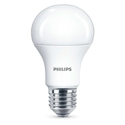 Image of Philips LED A60 E27 Edison Screw Cool White Light Bulb, Frosted, 5 W (40 W)