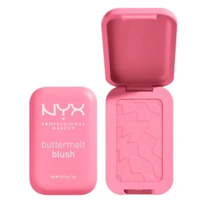 Image of NYX Professional Makeup Buttermelt Powder Blush, Up To 12H Wear, Seamless Blending, Fade and Transfer Resistant, With Shea Mango Butter, Vegan Formula, Shade: Butta Together