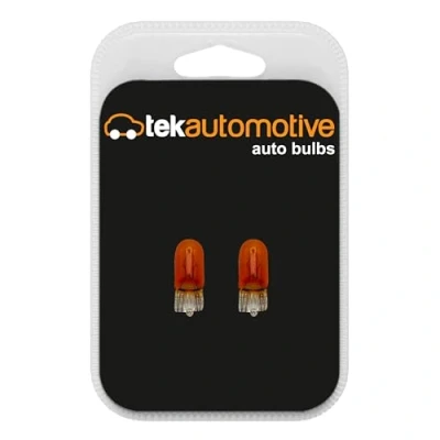 Image of Tek Automotive 501 Bulb WY5W Amber Car Bulbs Side Indicator Repeater Light 501A 12V 5W W2.1x9.5D Capless