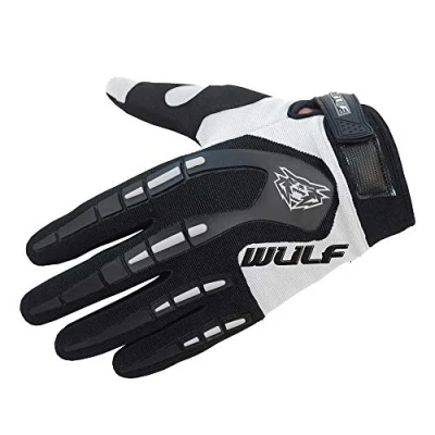 Image of Wulfsport Adult Attack Motocross Gloves MX Motorcycle Motorbike White L