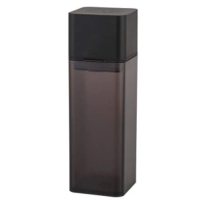 Image of YAMAZAKI 4843 TOWER Seasoning Bottle, black, ABS Resin/Polypropylene, Minimalist, 5.5 x 5.7 17.2 cm