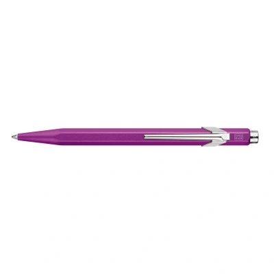 Image of Caran d&#039;Ache Ballpoint Pen 849 Colormat x in Purple with Case 0849.605 1 Item (Pack of 1)