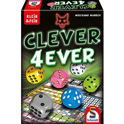 Image of Schmidt Spiele 49424 Clever 4 Ever, Small and Fine Series, Dice Game, Single, Multicoloured