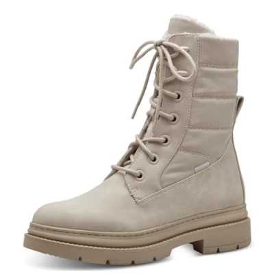 Image of Tamaris Women&#039;s 1 26853 41 Ankle Boot, Ivory, 7.5 UK