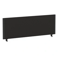 Image of Impulse Plus Bench Screen 1200 Black Frame Fabric