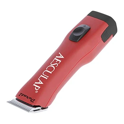Image of Kerbl GT434 SR Aesculap Durati Cordless Clippers with 1 Battery and Shaving Head Signal Red (Pack of 9)