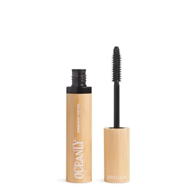 Image of ATTITUDE Oceanly Serum Infused Mascara, EWG Verified, Eye Lash Serum, Length + Volume, Vegan Beauty and Makeup, Black, 7 g