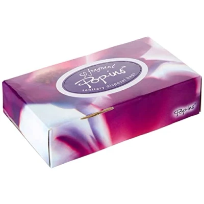 Image of Polylina Pop Ins Sanitary Disposal Bags 50,Purple