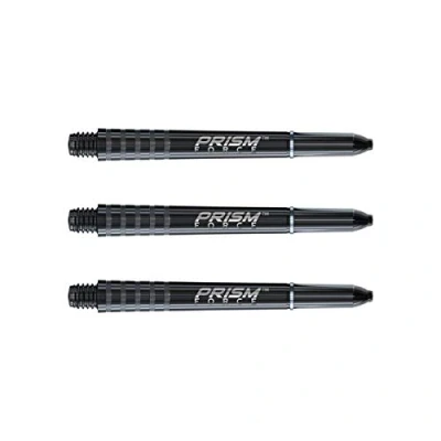 Image of WINMAU Prism Force Solid Black Intermediate Polycarbonate Dart Stems 1 set per pack (3 shafts in total)