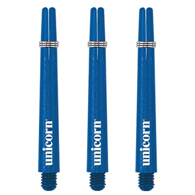 Image of Unicorn Dart Shafts Gripper 3 Durable Nylon Blue Stems Short 34.4 mm