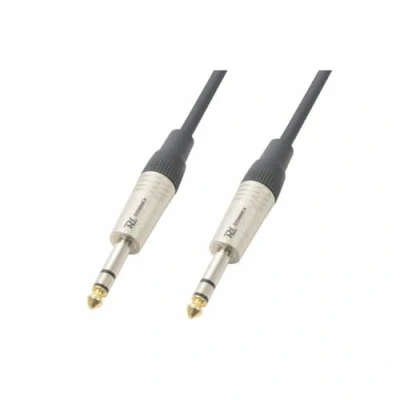 Image of PD Connex Professional 6.3mm Stereo Jack to Cable 1.5m Durable Metal Connectors for Clear Audio, Ideal PA Systems, Live Performance, Studio Use