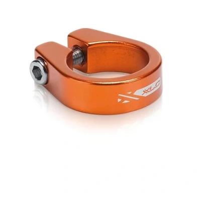 Image of XLC Unisex 2502064316 Seat Post Clamp Collar, Orange, 3.2 x cm