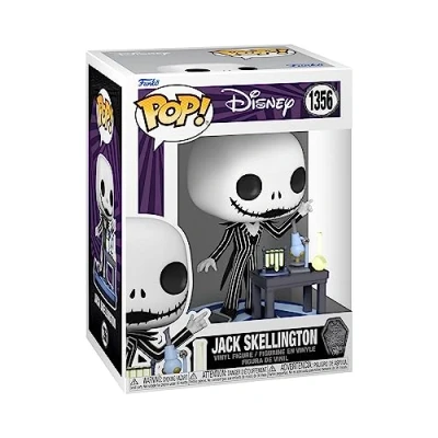 Image of Funko POP! Disney: the Nightmare Before Christmas 30th Jack Skellington (lab) Collectable Vinyl Figure Gift Idea Official Merchandise Toys for Kids &amp; Adults Movies Fans