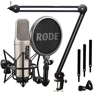 Image of Rode NT2 A Condenser Microphone Set + Keepdrum MS138 Table Tripod Arm
