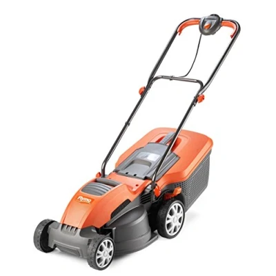 Image of FLYMO Speedi Mo 360C Rotary Lawn Mower Orange &amp; Grey