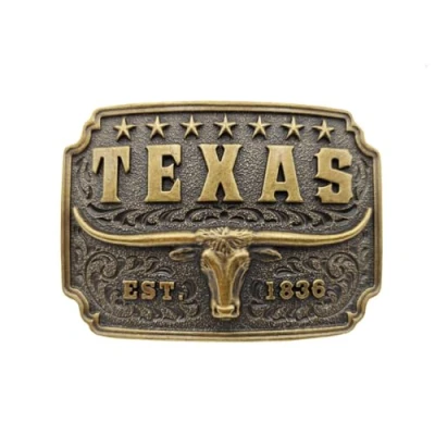 Image of Xwest Western Cowboy Classic Texas Longhorn Bullhead Belt Buckle