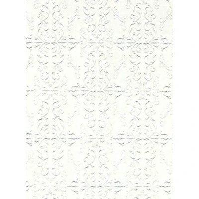 Image of Melody Jane Dolls House Embossed Ceiling Paper Miniature Print Wallpaper 1:12 Scale