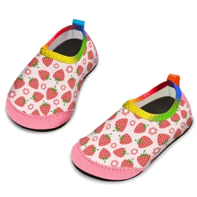Image of Yorgou Baby Boys Girls Water Shoes Toddler Beach Barefoot Aqua Socks Non Slip for Pool