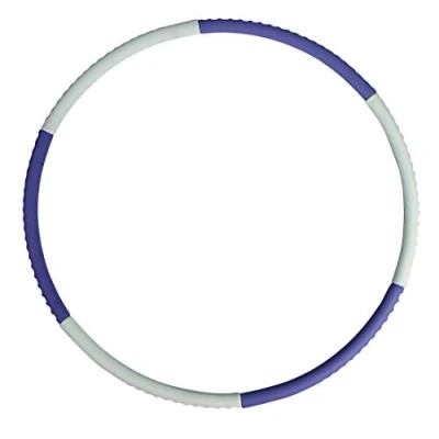 Image of Ever Rich FitnessWave Weighted Fitness Exercise Hula Hoop (STY 2 PURPLE)