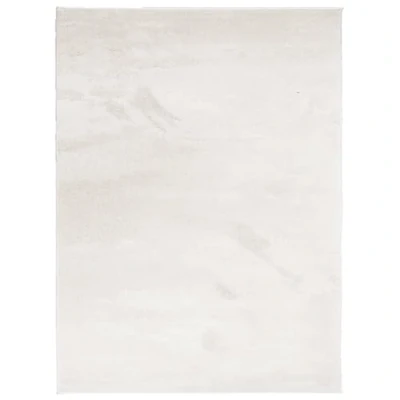 Image of vidaXL OVIEDO Short Pile Rug 240x340 cm Beige Rectangular Area Rug, Teddy Texture, Low Maintenance Polyester, OEKO TEX Certified