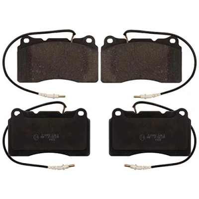 Image of 9404252548, 9404254608, 9467529687 Brake pad set FEBI BILSTEIN 116167 Front Axle incl. wear warning contact CITROËN: C8 II, PEUGEOT: 807 MPV