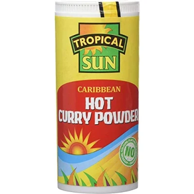 Image of Tropical Sun Caribbean Curry Powder Hot 100g x 3