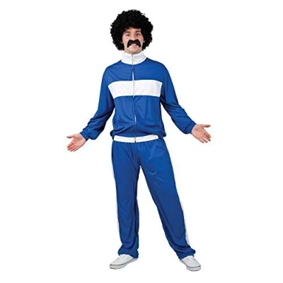 Image of Adults 80s Retro Trackie Costume One Size