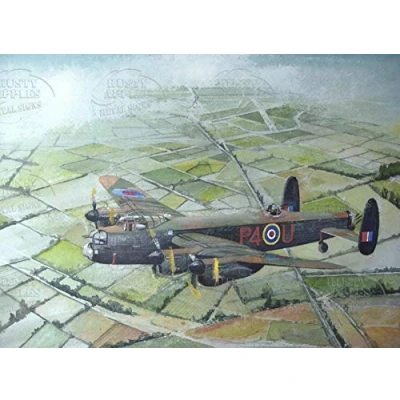 Image of WW2 RAF 53 Squadron Lancaster Bomber Metal Sign 3 Sizes To Choose From