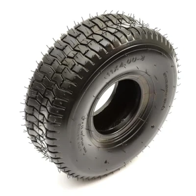 Image of Tyre 11x4.00 4 Ply Chevron Turf Tread Fits 4&quot; Inch Wheel Ride On Lawn Mower