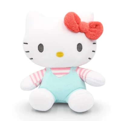 Image of Official Hello Kitty Plush 15CM Sitting Kitty, Perfect for Collectors and Fans, Gifts, Plushie,