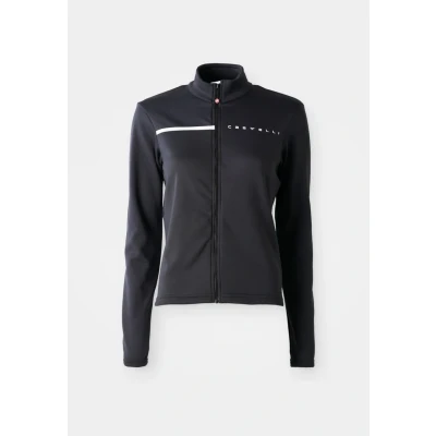 Image of CASTELLI 4521531 085 SINERGIA 2 JERSEY FZ Sweatshirt Women&#039;s LIGHT BLACK/WHITE Size XS