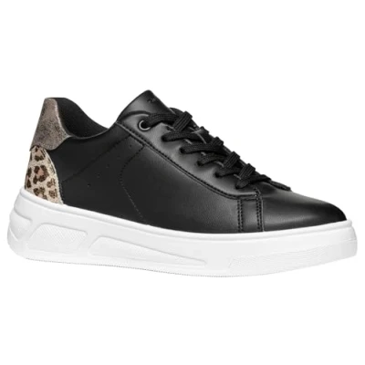Image of Geox Women&#039;s D Ljuba A Sneaker, Black Gun, 5 UK