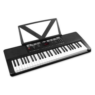 Image of MAX Rhapsody54 54 Key Electronic Music Keyboard Full Size Keys, Built In Speaker, Perfect for Beginner &amp; Learner Musicians, Complete with 6 Months Lessons