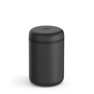 Image of Fellow Atmos Electric Vacuum Canister &amp; Storage Container Airtight Coffee Food Containers 1.2 Liter Matte Black