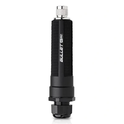 Image of Ubiquiti Networks Airmax Bullet, Dual Band AC, Titanium, BULLETAC IP67 (AC, Titanium) Black